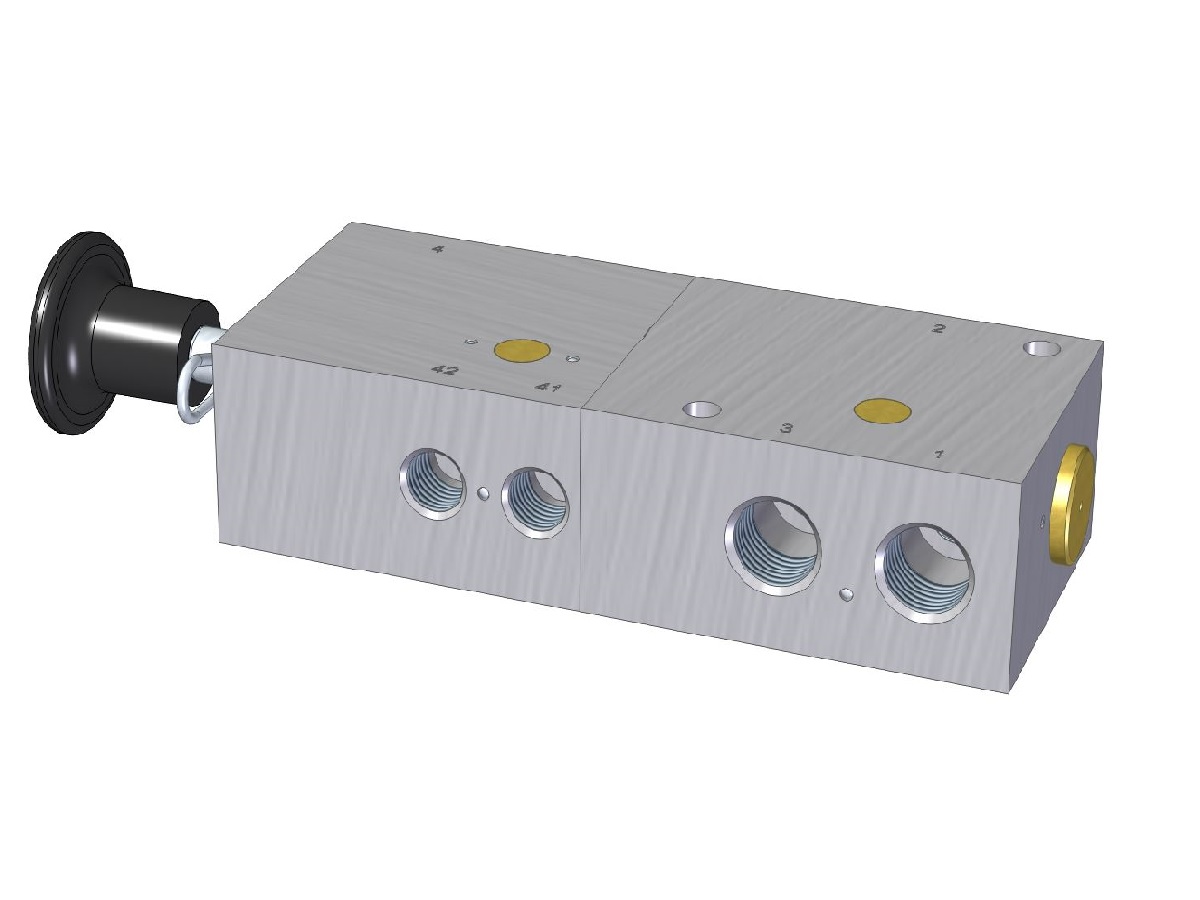 2/2 kyslíkový ventil pre zdravotnícke a anestetické zariadenia